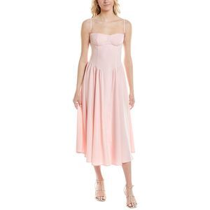 Estellina Womens Midi Dress, Pink